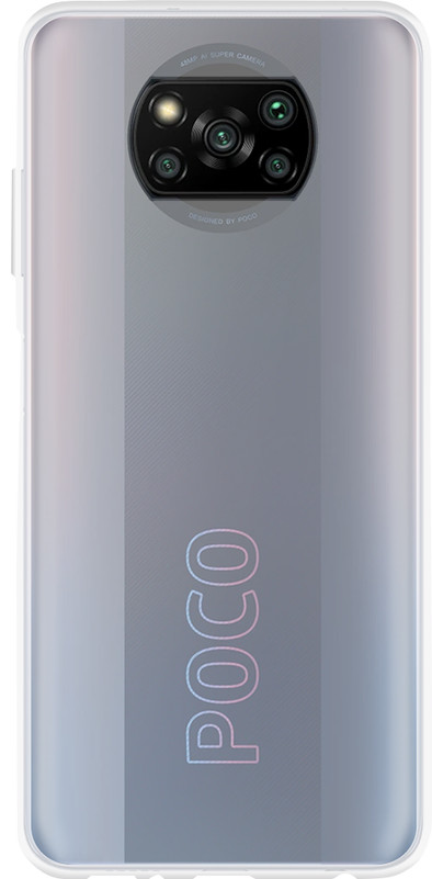 Just in Case Soft Case Xiaomi Poco X3 / X3 Pro Back Cover Transparant is nooit meer leverbaar
