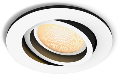 Philips Hue Milliskin inbouwspot White Ambiance rond Wit 1-pack is nooit meer leverbaar