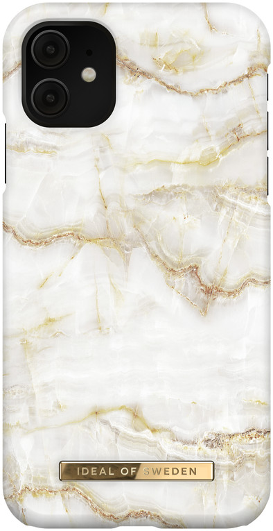 Ideal of Sweden Golden Pearl Marble Apple iPhone 11 / XR Back Cover is nooit meer leverbaar