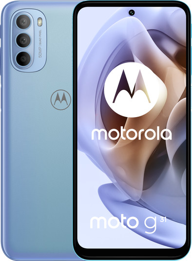 Motorola Moto G31 128GB Blauw is nooit meer leverbaar