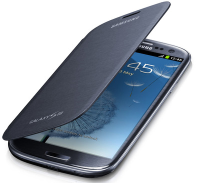 Samsung Galaxy S III Flipcover Pebble Blue is nooit meer leverbaar