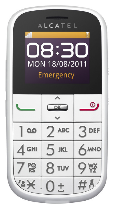 Alcatel One Touch 282 Wit is nooit meer leverbaar