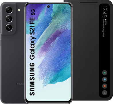 Le produit Samsung Galaxy S21 FE 128 Go Gris 5G + Samsung Clear View Book Case Noir ne sera plus jamais disponible