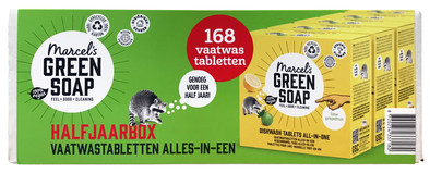Le produit Marcel's Green Soap Tablettes pour Lave-vaisselle Pamplemousse &amp; Citron Vert Pack Semestri ne sera plus jamais disponible