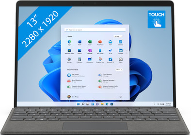 Microsoft Surface Pro 8 - Intel Core i7/16/512 (Platinum) is nooit meer leverbaar