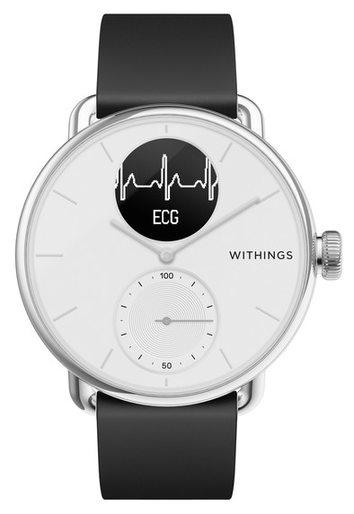 Withings Scanwatch Wit 38 mm is nooit meer leverbaar