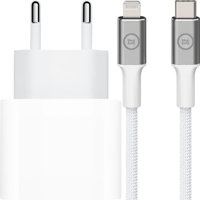 Apple Power Delivery Charger 20W + BlueBuilt Lightning Cable 1.5m Nylon White is no longer available