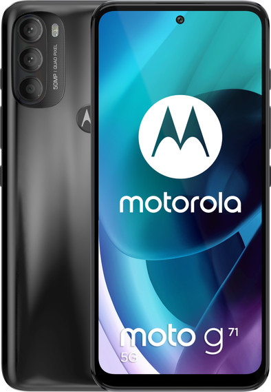 Motorola Moto G71 128GB Zwart 5G is nooit meer leverbaar