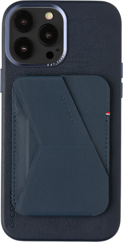 Decoded Leather MagSafe Card Wallet with Stand Blue is no longer available