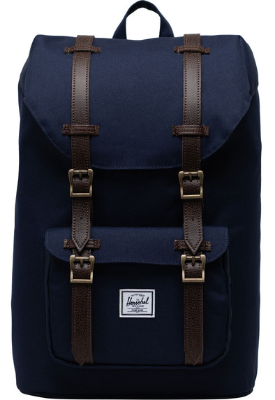 Herschel Little America Mid-Volume 13 inches Peacoat/Chicory Coffee 17L is no longer available