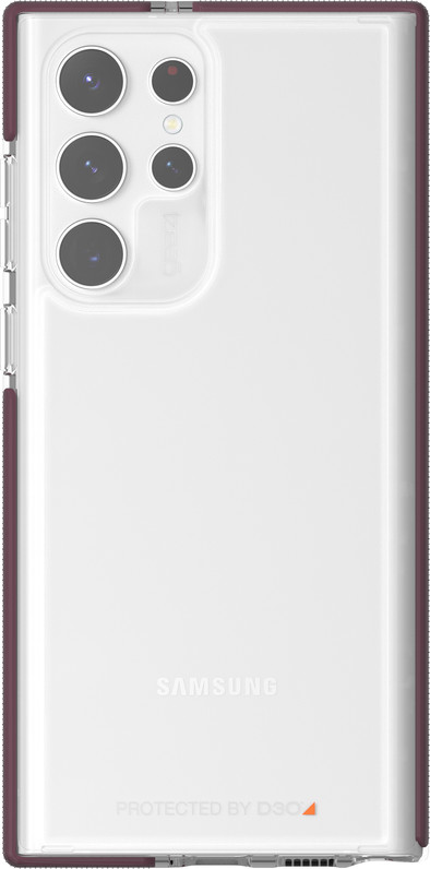 GEAR4 Santa Cruz Samsung Galaxy S22 Ultra Back Cover Transparent/Red is no longer available