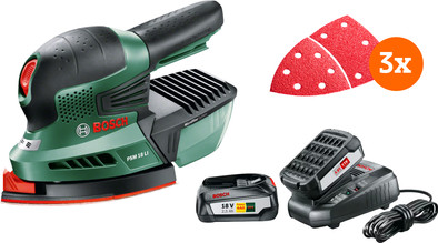 Bosch PSM 18 LI + 2,5 Ah accu (2x) is nooit meer leverbaar