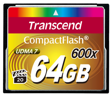 Transcend CF 64GB 600x UDMA is nooit meer leverbaar