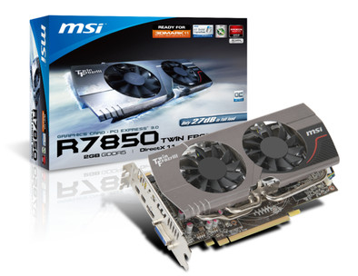 MSI R7850 Twin Frozr 2GD5/OC is nooit meer leverbaar