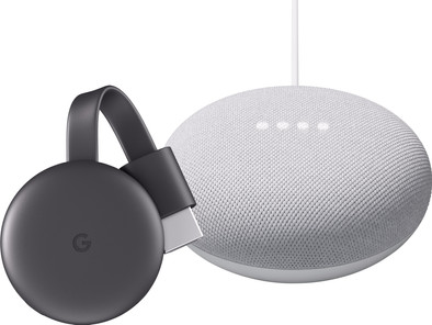 Google Chromecast V3 + Google Nest Mini Wit is nooit meer leverbaar