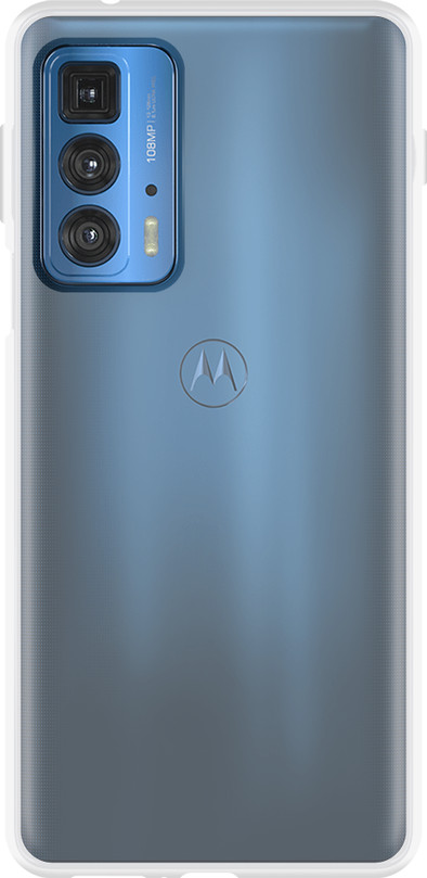 thumbnail: étui TPU Transparent Dégradé Coque Motorola Edge 20 Pro - Protection Verre Trempé - TPU Transparent - Cadre Coloré étui TPU Anti-choc
