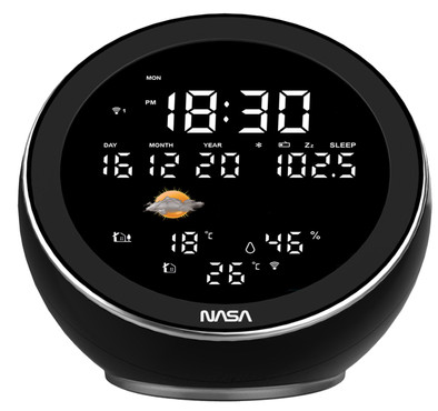Le produit NASA Station Météo et Enceinte Bluetooth Moon WSP 1500 Noir ne sera plus jamais disponible