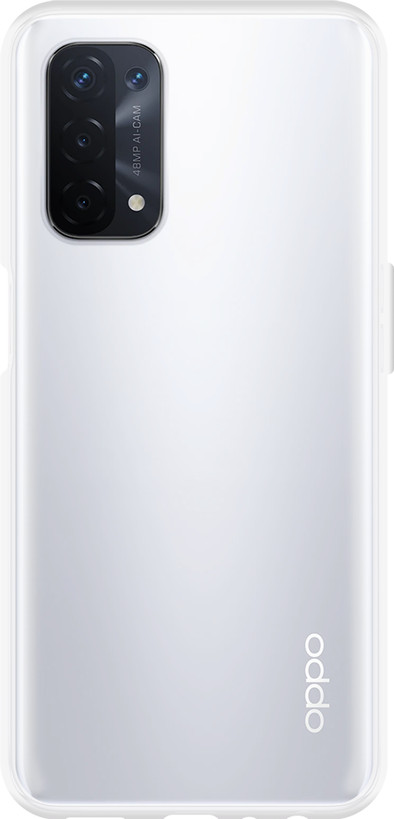 Just in Case Soft OPPO A74 5G Back Cover Transparant is nooit meer leverbaar