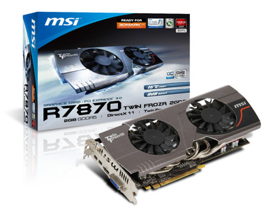 MSI R7870 Twin Frozr 2GD5/OC is nooit meer leverbaar