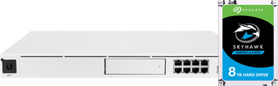 Ubiquiti UniFi Dream Machine Pro + Seagate Skyhawk 8TB HDD is nooit meer leverbaar