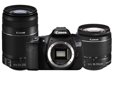 Canon EOS 60D 18-55 IS II + 55-250 IS II Kit is nooit meer leverbaar