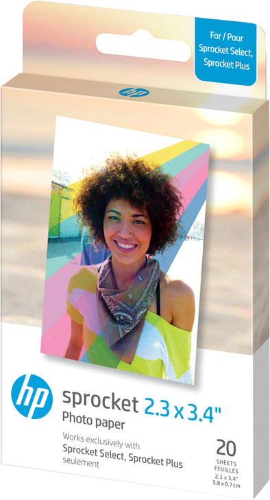 Le produit HP Sprocket Select Papier Photo ZINK Pack de 20 ne sera plus jamais disponible