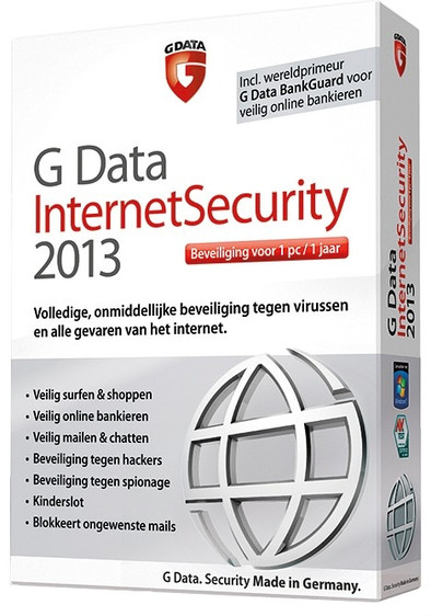 G Data Internet Security 2013 1 PC is nooit meer leverbaar