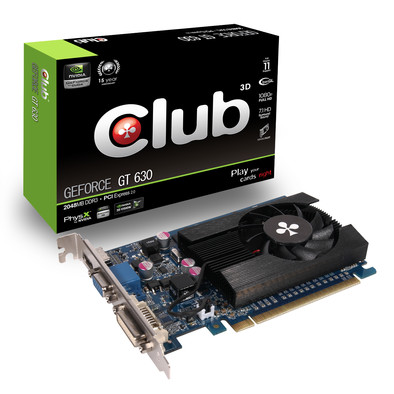 Club 3D GeForce GT 630 is nooit meer leverbaar