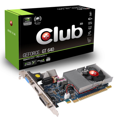 Club 3D GeForce GT 640 2GB is nooit meer leverbaar