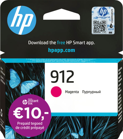 HP 912 Cartridge Magenta is nooit meer leverbaar