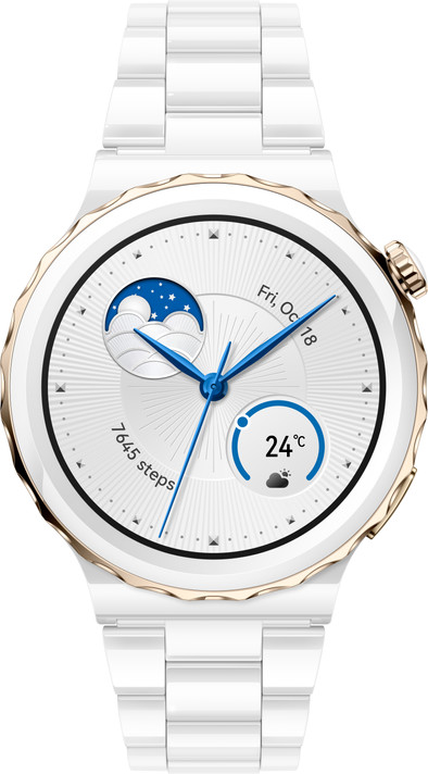 Le produit Huawei Watch GT 3 Pro Céramique Classic Blanc 43 mm ne sera plus jamais disponible