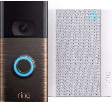 Ring Video Doorbell Gen. 2 Lichtbrons + Chime is nooit meer leverbaar