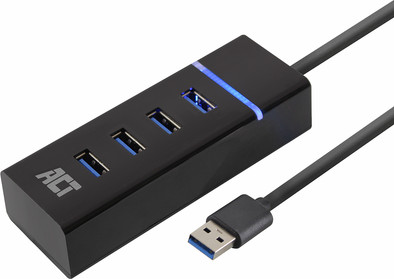 ACT USB Hub 3.2 met 4 USB-A poorten is nooit meer leverbaar