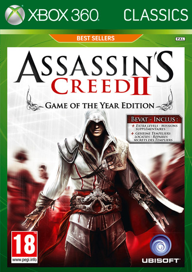Assassin's Creed 2 Game of the Year Classics Xbox 360 is nooit meer leverbaar
