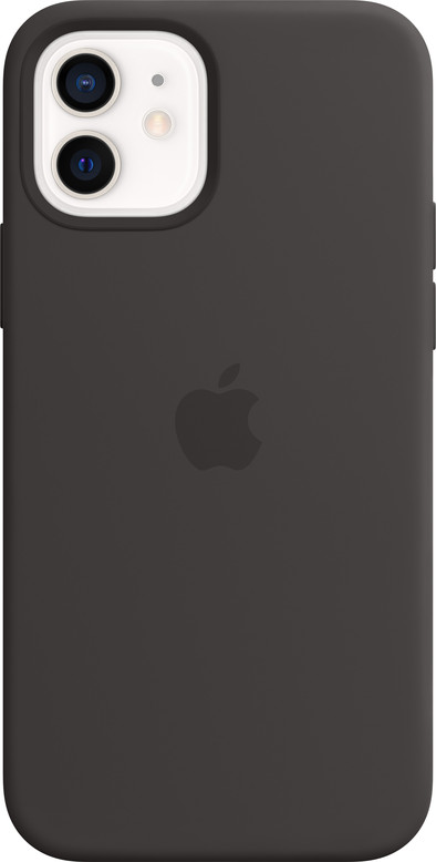 Apple iPhone 12 / 12 Pro Back Cover met MagSafe Zwart is nooit meer leverbaar