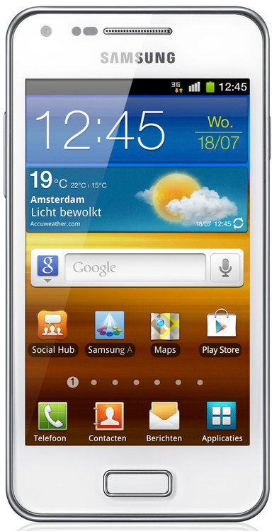 Samsung Galaxy S Advance TVOH Wit is nooit meer leverbaar