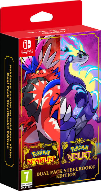 Pokémon Scarlet + Pokémon Violet Steelbook Editie is nooit meer leverbaar