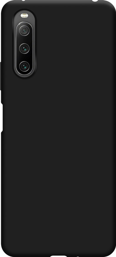 Just in Case Soft Sony Xperia 10 IV Back Cover Zwart is nooit meer leverbaar
