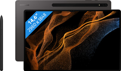 Samsung Galaxy Tab S8 Ultra 14.6 inch 128GB Wifi + 5G Grijs is nooit meer leverbaar