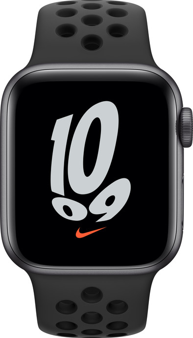 Apple Watch Nike SE 40mm Space Gray Aluminium Zwarte Sportband is nooit meer leverbaar