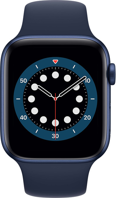 Le produit Apple Watch Series 6 44 mm Aluminium Bleu Bracelet Sport Bleu ne sera plus jamais disponible