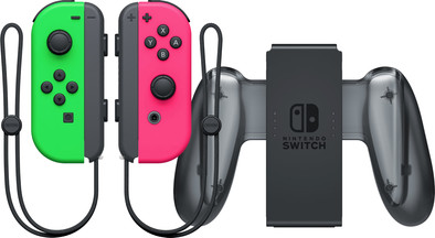 Nintendo Switch Joy-Con Set Splatoon Green / Pink + Nintendo Switch Joy-Con Charge Grip is no longer available