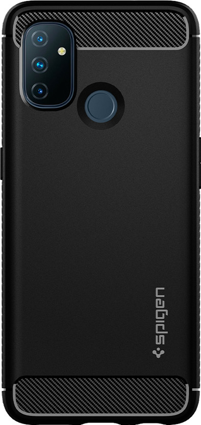 Spigen Rugged Armor OnePlus Nord N100 Back Cover Zwart is nooit meer leverbaar