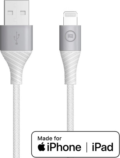 BlueBuilt USB-A to Lightning Cable 1.5m Nylon White is no longer available