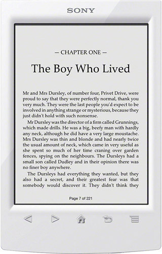 Sony Reader Touch PRS-T2 White is nooit meer leverbaar