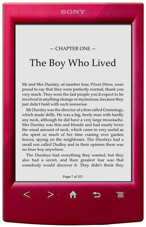 Sony Reader Touch PRS-T2 Red is nooit meer leverbaar