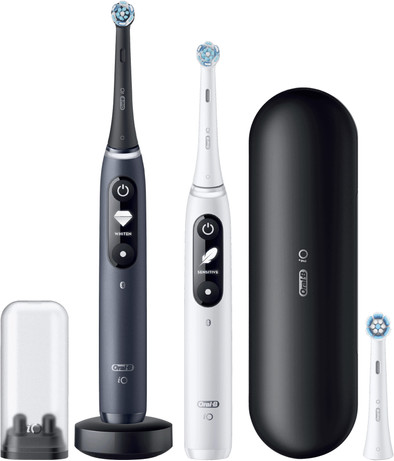 Oral-B iO Series 7 Black and White Duo Pack with Extra Brush Attachment is no longer available