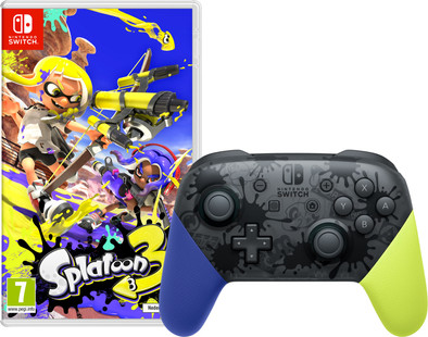 Le produit Splatoon 3 + Nintendo Switch Manette Pro Splatoon Edition ne sera plus jamais disponible