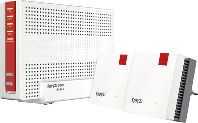 AVM FRITZ!Box 6690 Cable International + FRITZ!Repeater 1200 AX International 2-pack is nooit meer leverbaar