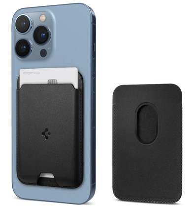 Spigen Valentinus MagSafe Kaarthouder voor iPhone Zwart is nooit meer leverbaar